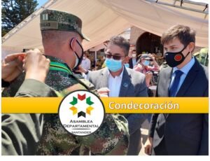Asamblea de Santander condecora a Militares