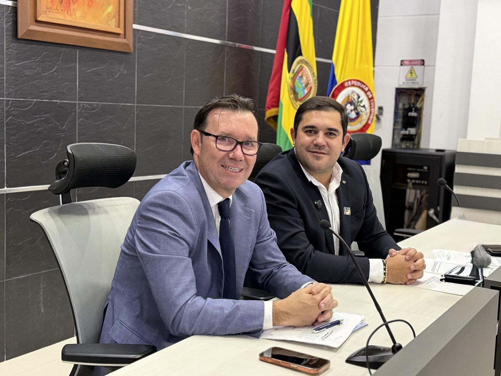 Dr. Omar Lengerke, Rector de las UTS y Presidente de la Asamblea